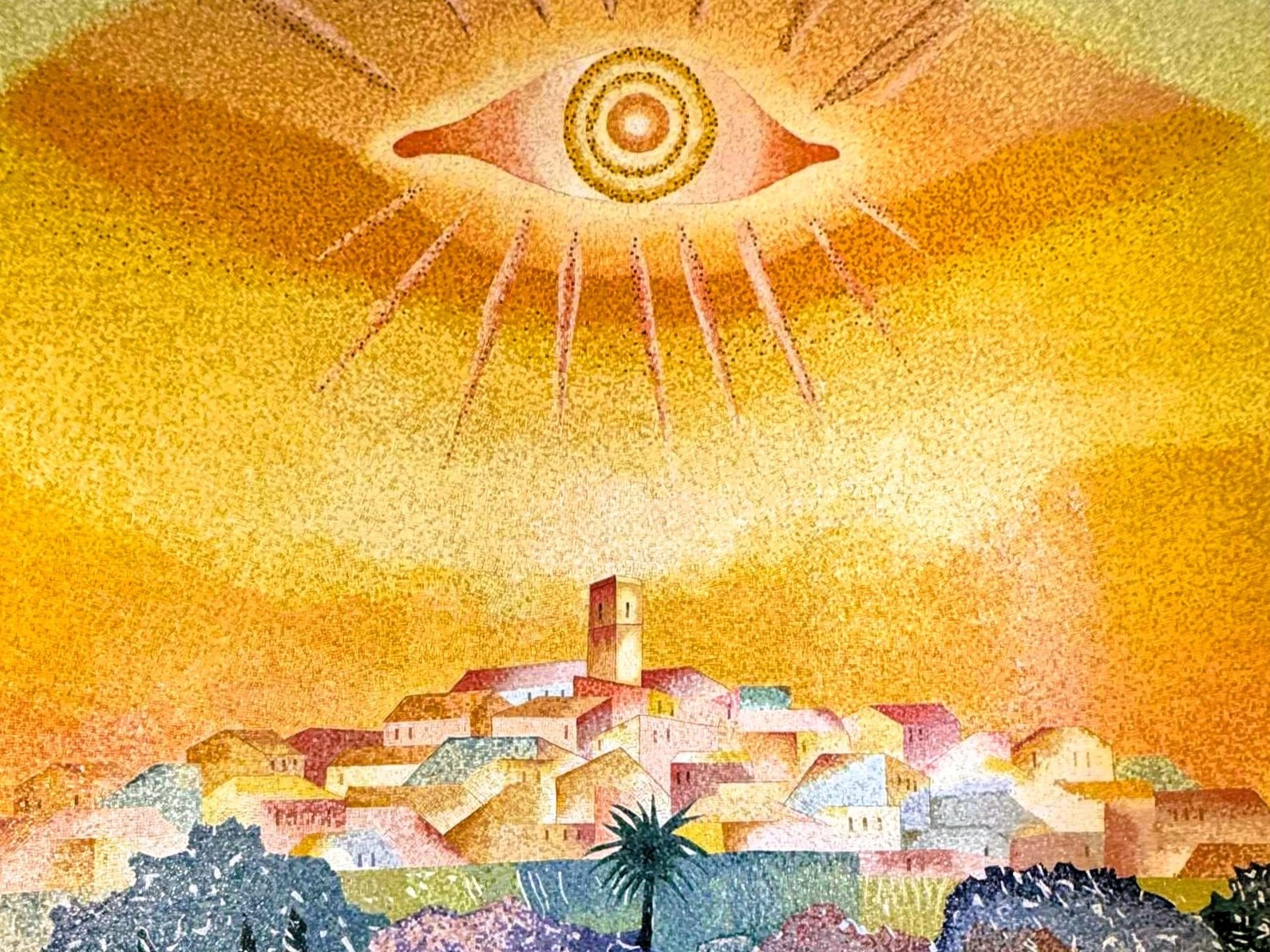 Na Capela dos Penitentes Brancos, em Saint‑Paul‑de‑Vence